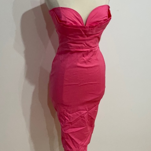 More to Come Sophia Strapless Midi Dress Size: XS - Picture 6 of 10